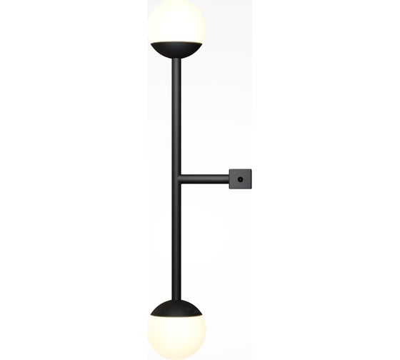 Настенный светильник (бра) MAYTONI Touch Металл Черный MOD285WL-L10B3K