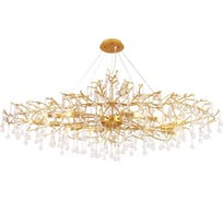 Подвесная люстра Crystal lux REINA V2 SP16 L1500 GOLD PEARL