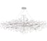 Подвесная люстра Crystal lux REINA V2 SP16 L1500 SILVER PATINA 1