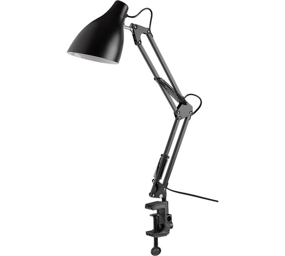Настольный светильник General Lighting Systems LOFT Е27, основание + струбцина, 600х148мм, черный Е27 GTL-055 800155