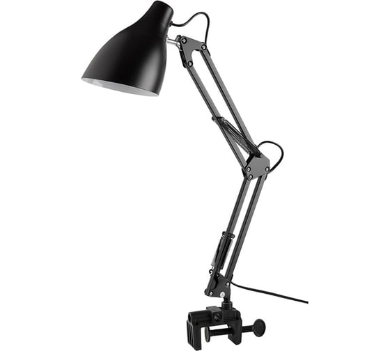 Настольный светильник General Lighting Systems LOFT Е27, основание + струбцина, 600х148мм, черный Е27 GTL-055 800155