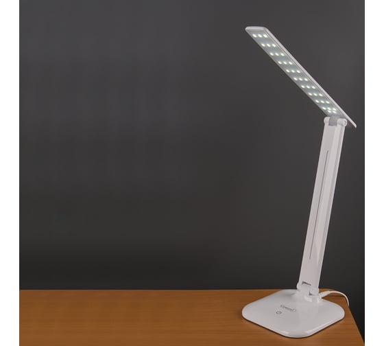 Светодиодный настольный светильник General Lighting Systems 9Вт, 670лм, 6500К, холодный белый свет, сенсорное включение, белый GLTL-006-9-220 800006