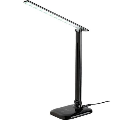 Светодиодный настольный светильник General Lighting Systems 9Вт, 550лм, 6500К, холодный белый свет, сенсорное включение, черный GLTL-020-9 800018
