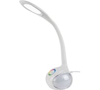 Светодиодный настольный светильник General Lighting Systems 8Вт, 490лм, 5000К, нейтральный белый свет, сенсорное включение, белый GLTL-035 800035