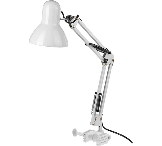 Настольный светильник General Lighting Systems Е27, основание + струбцина, 600х148мм, белый GTL-035 800135