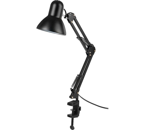 Настольный светильник General Lighting Systems Е27, основание + струбцина, 600х148мм, черный GTL-036 800136