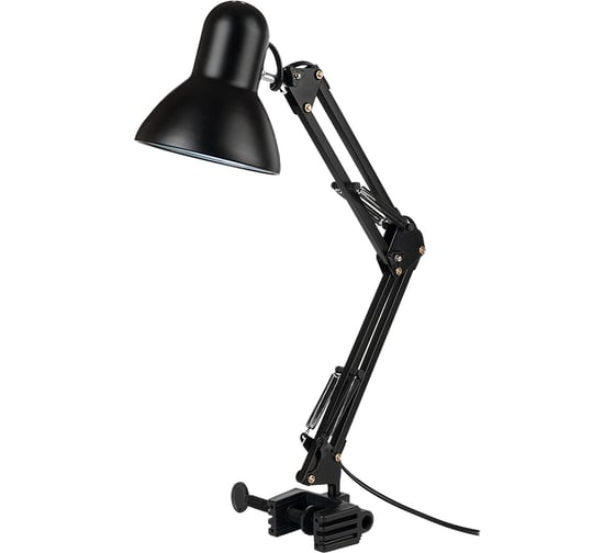 Настольный светильник General Lighting Systems Е27, основание + струбцина, 600х148мм, черный GTL-036 800136