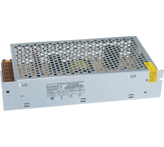 Драйвер для светодиодной ленты General Lighting Systems 120Вт 12В IP20 GDLI-120-IP20-12 512600