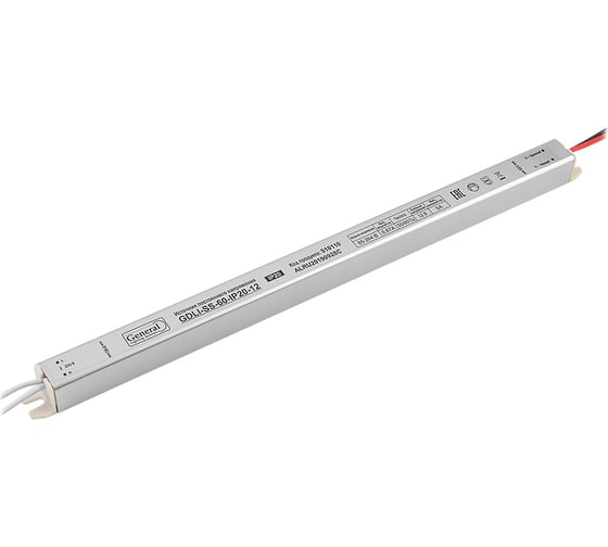Светодиодный драйвер для лайтбокса General Lighting Systems 60Вт 12В IP20 GDLI-SS-60-IP20-12 510110 1