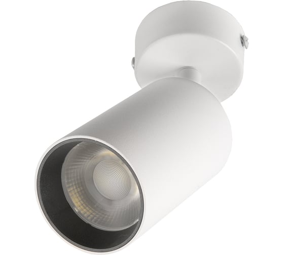 Светильник спот светодиодный потолочный General Lighting Systems 1010Вт, 4000К, Нейтральный белый, 55х100мм, белый GLC-10-IP40-M-W-4 581900