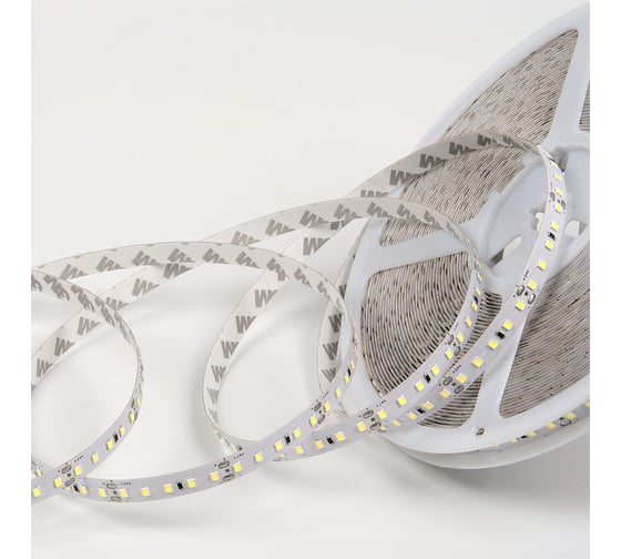 Лента светодиодная General Lighting Systems GLS-2835-120-9.6-24-IP20-ST-PRM-6, 20 метров, 9,6Вт/м, 24В, SMD2835, 10мм, 120 диодов/м, 16 Лм/м, IP20, 6500К - холодный белый 502152