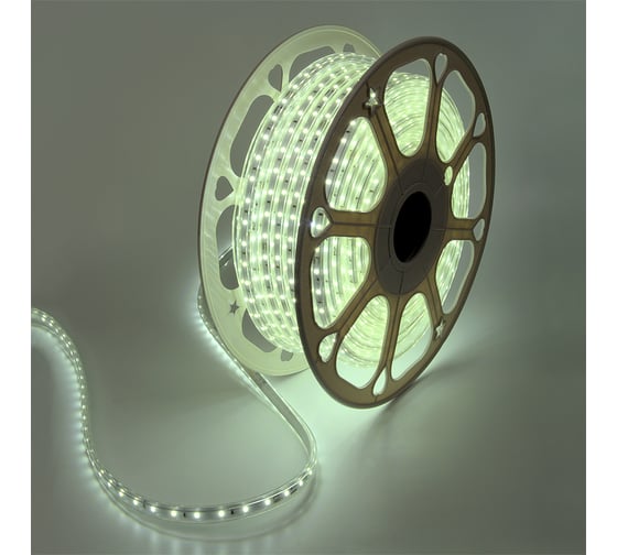 Светодиодная лента General Lighting Systems 50 м, 4,4Вт/м, 220В, SMD2835, 6мм, IP67, 3000К, теплый белый GLS-2835-60-4.4-220-IP67-NW-6 504219