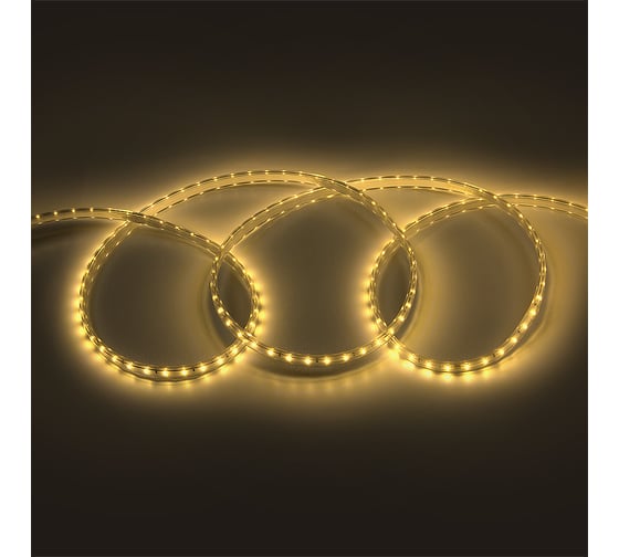 Светодиодная лента General Lighting Systems 50 м, 4,4Вт/м, 220В, SMD2835, 6мм, IP67, 3000К, теплый белый GLS-2835-60-4.4-220-IP67-NW-3 504019
