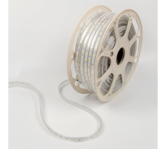 Светодиодная лента General Lighting Systems 50 м, 4,4Вт/м, 220В, SMD2835, 6мм, IP67, 3000К, теплый белый GLS-2835-60-4.4-220-IP67-NW-3 504019