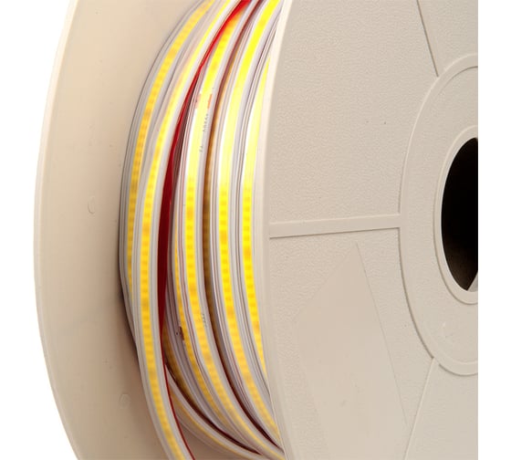 Светодиодная лента General Lighting Systems 50 м, 10Вт/м, 220В, COB288, 5мм, IP67, 4500К, нейтральный белый GLS-COB-288-10-220-IP67-NW-4 504821