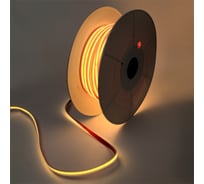 Лента светодиодная General Lighting Systems GLS-COB-288-10-220-IP67-NW-3, 50 метров, без токоведущих жил, 10Вт/м, 220В, 5мм, 288 диодов/м, 920 Лм/м, IP67, 3000К - теплый белый 504021