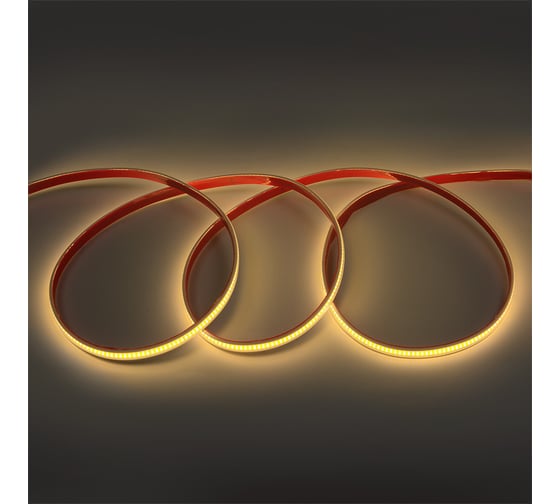 Светодиодная лента General Lighting Systems 50 м, 10Вт/м, 220В, COB288, 5мм, IP67, 3000К, теплый белый GLS-COB-288-10-220-IP67-NW-3 504021