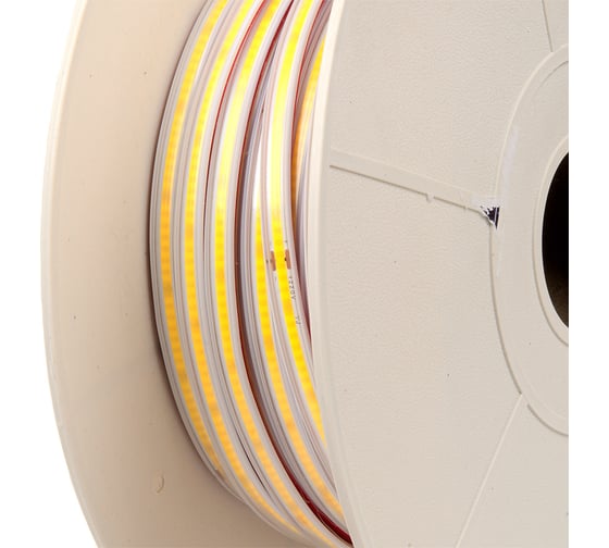 Светодиодная лента General Lighting Systems 50 м, 10Вт/м, 220В, COB288, 5мм, IP67, 3000К, теплый белый GLS-COB-288-10-220-IP67-NW-3 504021