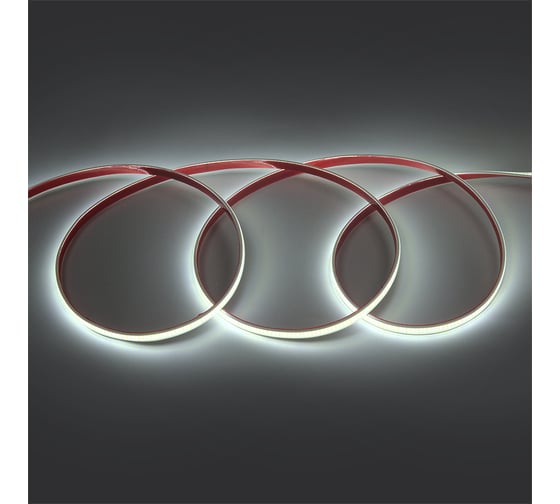 Светодиодная лента General Lighting Systems 50 м, 10Вт/м, 220В, COB288, 5мм, IP67, 6500К, холодный белый GLS-COB-288-10-220-IP67-NW-6 504221
