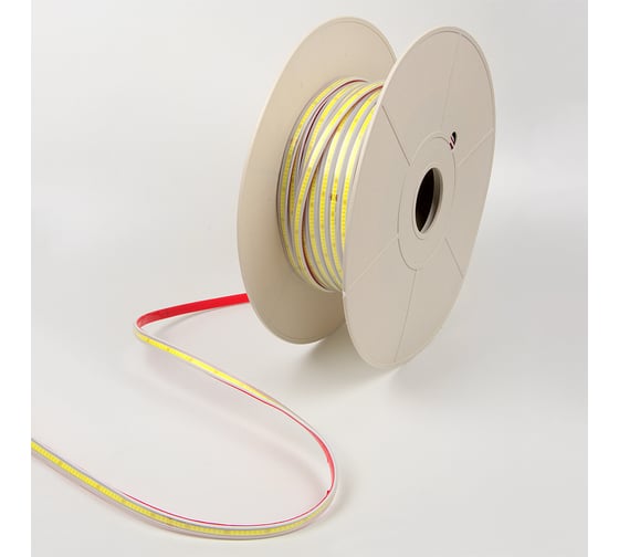 Светодиодная лента General Lighting Systems 50 м, 10Вт/м, 220В, COB288, 5мм, IP67, 6500К, холодный белый GLS-COB-288-10-220-IP67-NW-6 504221