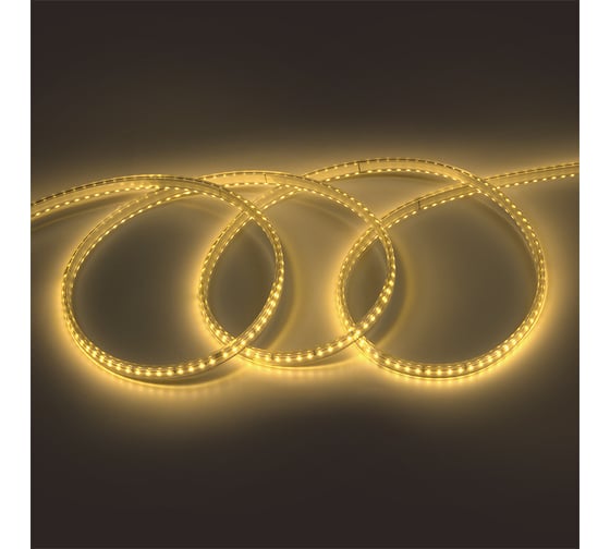 Светодиодная лента General Lighting Systems 50 м, 9Вт/м, 220В, SMD2835, 6мм, IP67, 3000К, теплый белый GLS-2835-120-9-220-IP67-NW-3 504020