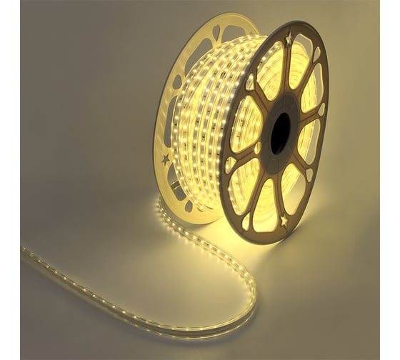 Светодиодная лента General Lighting Systems 50м, 4,4Вт/м, 220В, SMD2835, 6мм, IP67, 4500К,нейтральный белый GLS-2835-60-4.4-220-IP67-NW-4 504819