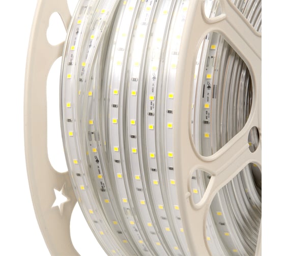 Светодиодная лента General Lighting Systems 50м, 4,4Вт/м, 220В, SMD2835, 6мм, IP67, 4500К,нейтральный белый GLS-2835-60-4.4-220-IP67-NW-4 504819