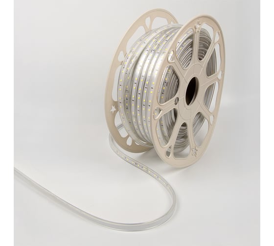 Светодиодная лента General Lighting Systems 50м, 4,4Вт/м, 220В, SMD2835, 6мм, IP67, 4500К,нейтральный белый GLS-2835-60-4.4-220-IP67-NW-4 504819