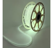 Лента светодиодная General Lighting Systems GLS-2835-120-9-220-IP67-NW-6, 50 метров, без токоведущих жил, 9Вт/м, 220В, SMD2835, 5мм, 120 диодов/м, 12 Лм/м, IP67, 6500К - холодный белый 504220