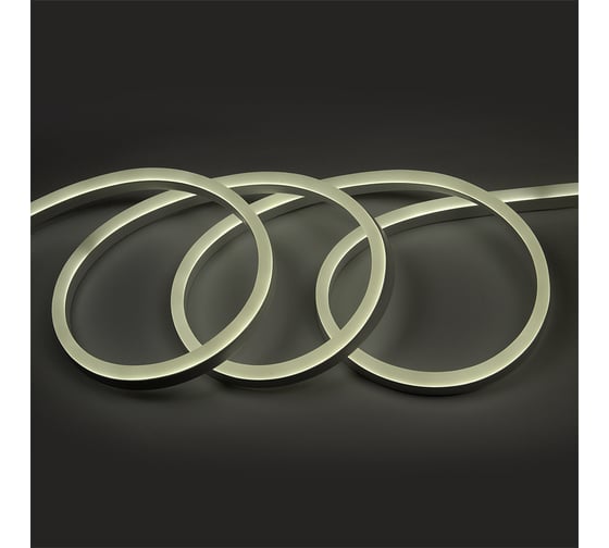 Светодиодная лента General Lighting Systems гибкий неон высокомощный 50м, 9Вт/м,220В, 6500К,холодный белый GLS-2835-144-12-220-IP67-BPNL-6 504217
