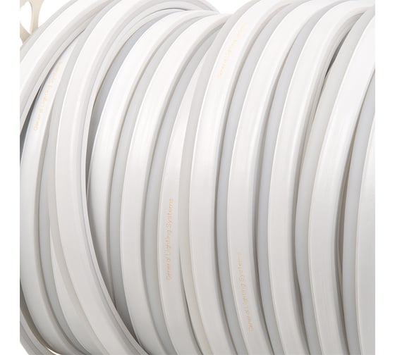 Светодиодная лента General Lighting Systems гибкий неон высокомощный 50м, 9Вт/м,220В, 6500К,холодный белый GLS-2835-144-12-220-IP67-BPNL-6 504217
