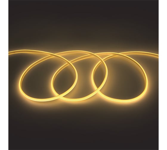 Светодиодная лента General Lighting Systems гибкий неон 50 м, 10Вт/м, 220В,COB288,IP67, 3000К,теплый белый GLS-COB-288-10-220-IP67-NW-NL-3 504022