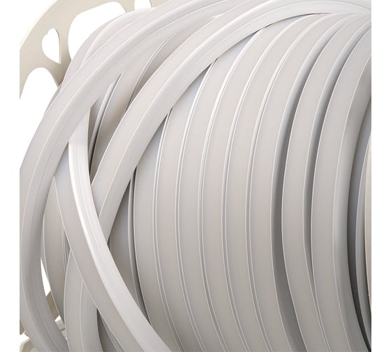 Светодиодная лента General Lighting Systems гибкий неон квадрат 50 м, 9,6Вт/м, 220В, 6500К,холодный белый GLS-2835-120-9.6-220-IP67-BSNL-6 504218