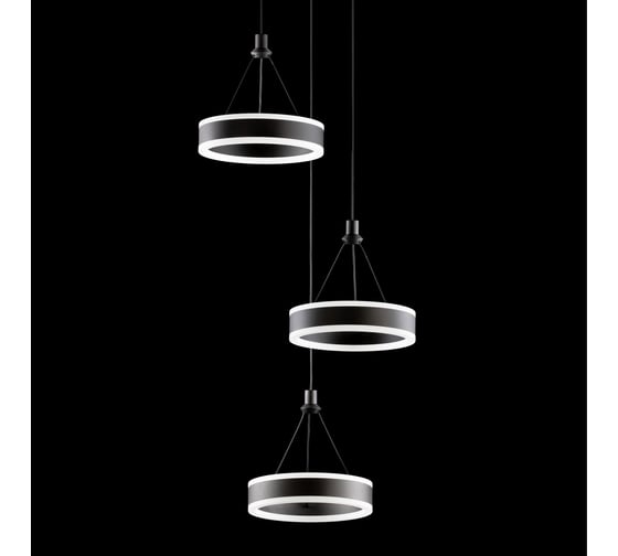 Подвесной светильник Citilux Дуэт LED Чёрный CL719031