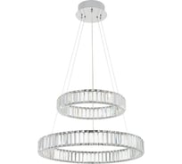 Люстра хрустальная Citilux Чезаре LED с пультом Хром CL338261