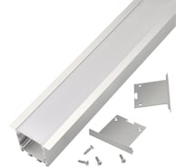 Алюминиевый профиль для светодиодной ленты General Lighting Systems 2 метра, 51х35мм, серебряный GAL-GLS-2000-35-51 522810