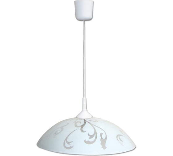 Светильник ЭЛЕТЕХ Азазель, М, 360, НСБ 72-60, М50, матовый белый/шнур белый, ИУ 1005251549 1