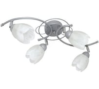 Светильник ЭЛЕТЕХ Лина, 141, срб Плафон, 00010, НПБ, 01-4х60-115, Е14, ИУ 1005403694