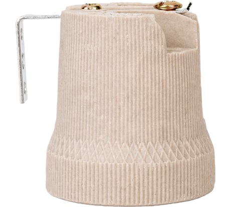 Патрон Uniel ULH-E27P-Ceramic, керамический, с держателем, Цоколь Е27 11023