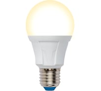 Лампа Uniel LED-A60, 10W/3000K/E27/FR/DIM, PLP01WH, светодиодная UL-00004287