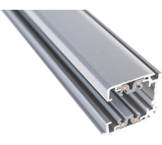 Шинопровод Uniel UBX-AS4 SILVER 100 POLYBAG, осветительный, тип А, трехфазный, 1 м 9722