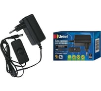 Блок питания для светодиодов с вилкой Uniel UET-VPA-009A20 9 Вт, 12В, IP20 8533