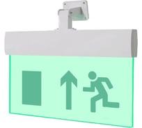 Световое табло ЭЛТЕХ-СЕРВИС М-220-УЛЬТРА Человек влево стрелка вверх в дверь Световое табло (универсальное крепление) 00000000443