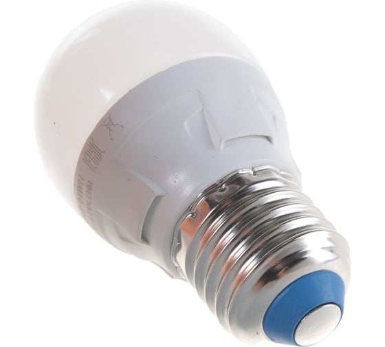 Лампа Uniel LED-G45, 7W/3000K/E27/FR/DIM, PLP01WH, светодиодная, диммируемая UL-00004303