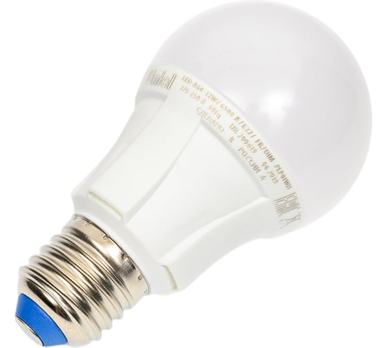 Лампа Uniel LED-A60, 12W/6500K/E27/FR/DIM, PLP01WH, светодиодная, диммируемая, Форма А UL-00004288
