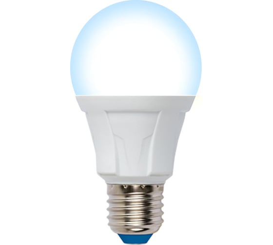 Лампа Uniel LED-A60, 12W/6500K/E27/FR/DIM, PLP01WH, светодиодная, диммируемая, Форма А UL-00004288
