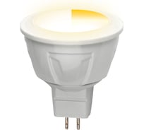 Светодиодная диммируемая лампа Uniel серия Palazzo, LED-JCDR-5W/WW/GU5.3/FR/DIM, PLP01WH UL-00000696