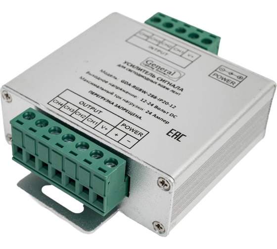 Усилитель General Lighting Systems GDA-RGBW-288-IP20-12 RGBW 24А 511920