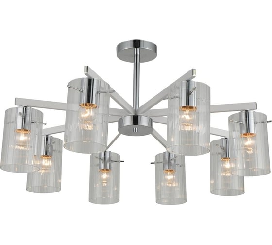 Люстра Schaffner 8xE27/40W (72 72 38) Metri 3480-8 CR+WH 1