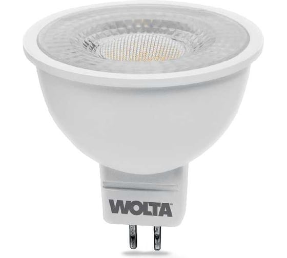 Светодиодная лампа с линзой Wolta 10Вт, 4000K дневной свет, цоколь GU5.3, WSTD-MR16-220V10W4KGU5.3-L